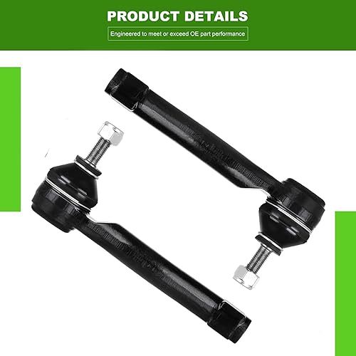 Miniatura 5 de SCITOO Kit de suspensión de 8 piezas, 2 brazos de control delantero inferior con rótula, 2 barras estabilizadoras delanteras, 2 extremos de barra de