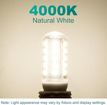 DiCUNO G9 LED Bulbs, 4000K Natural White, G9 LED Bulb 4W, 40W Halogen Replacement, Non-Dimmable, 400LM, T4 Bi-Pin Base Replacement Chandelier Light for Home Lighting, Pack of 6