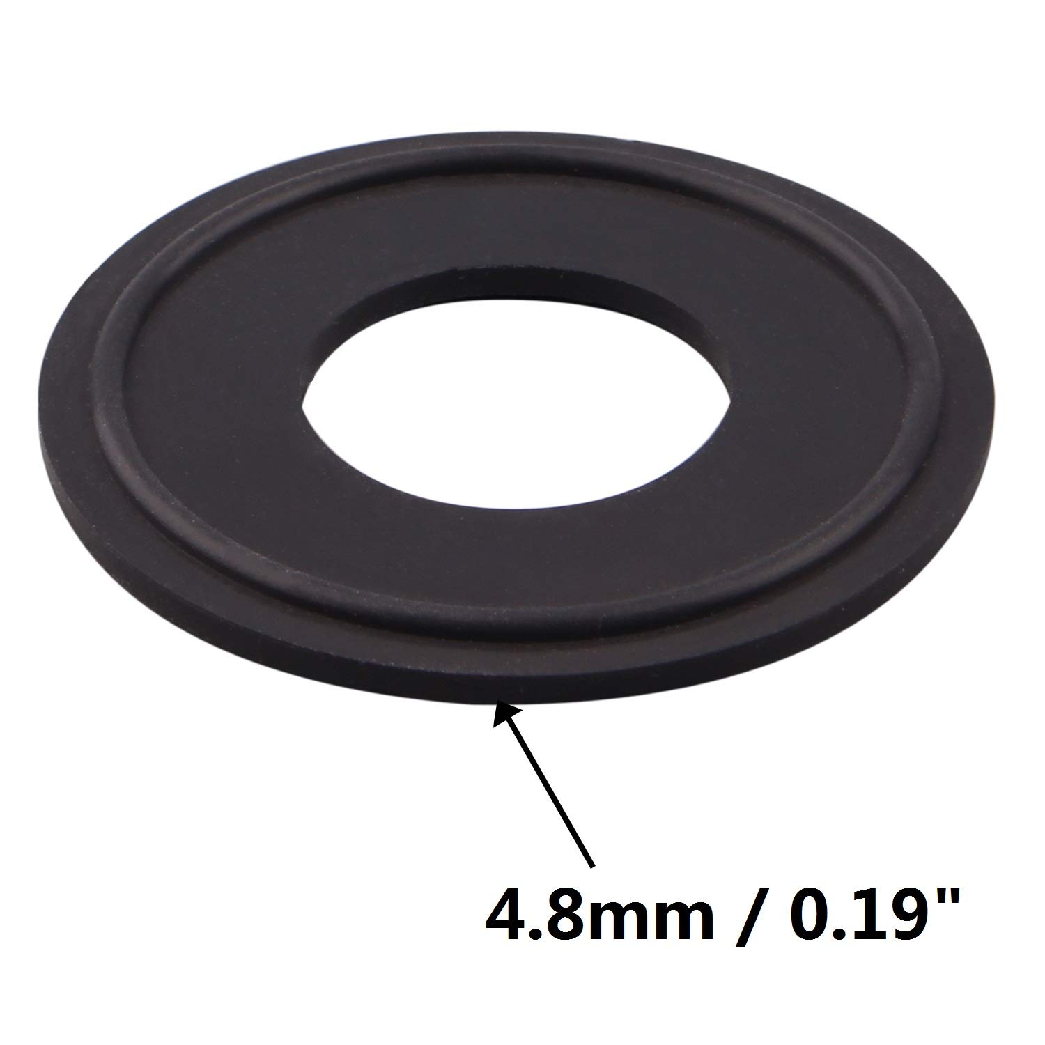 Buy DERNORD FKM Rubber Gasket Triclamp ORing Fits Sanitary TriClover