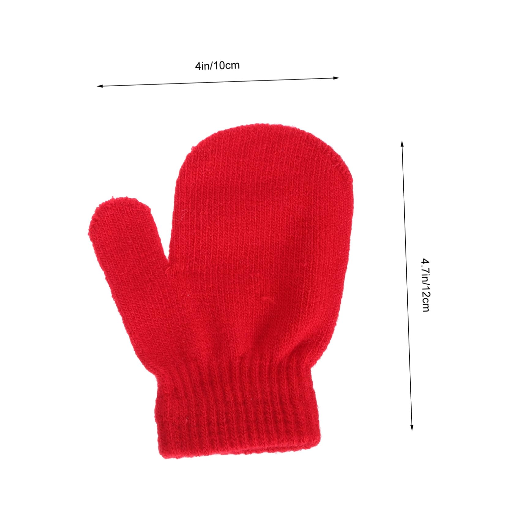 Healeved 6Pairs Warm Knitted Mittens for Years Old Comfortable Outdoor Winter Mittens for Boys for Cold Weather Activities