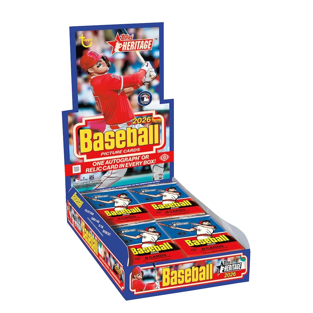 Amazon.com: 2026 Topps Heritage Baseball - Factory Sealed - Hobby