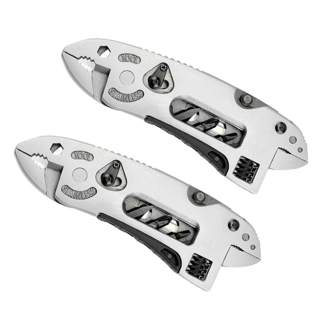 Kisangel 2pièces Pince Multifonction Pour Camping Et Plein Air Avec Clé Portable Outil De Camping Multifonctionnel Et Pince De