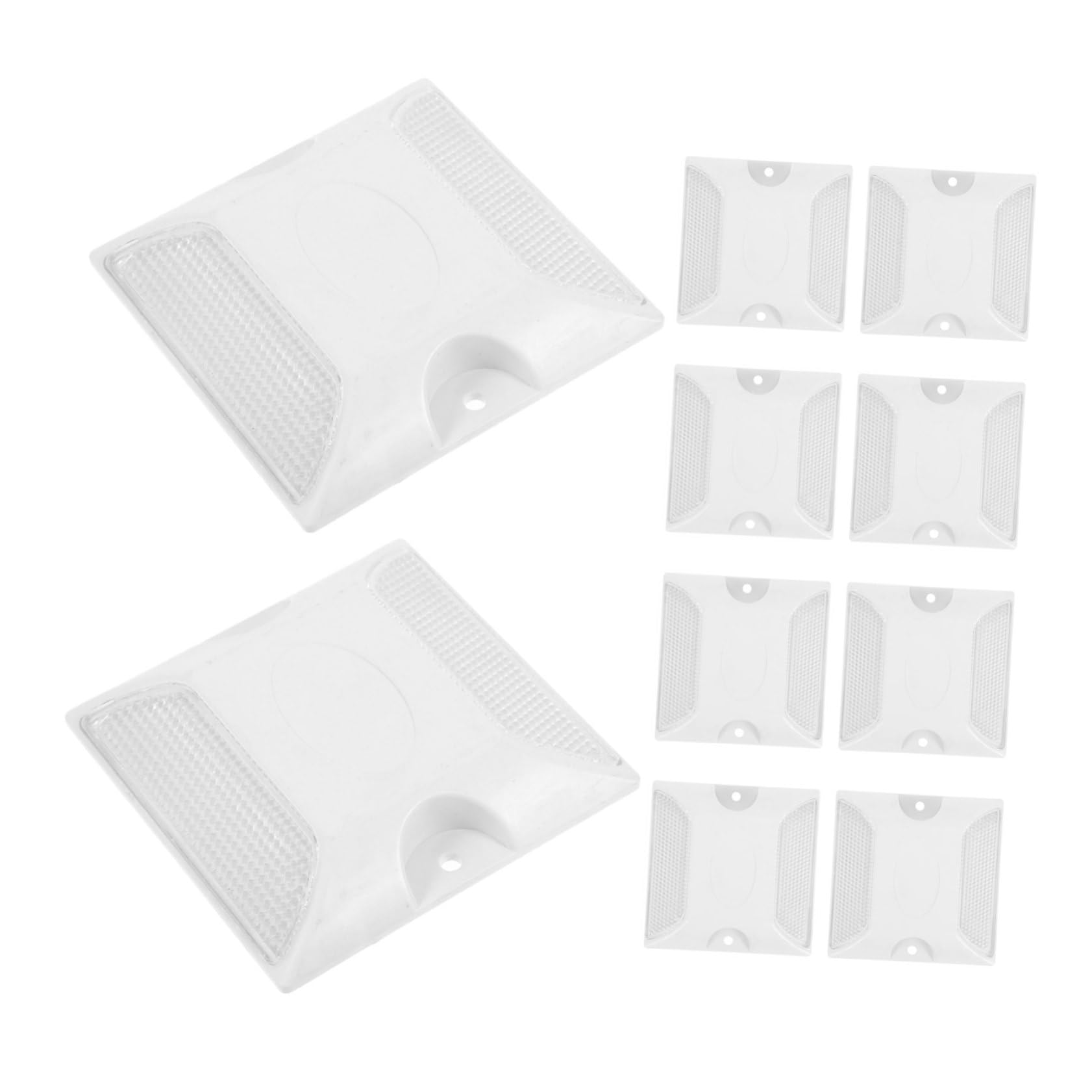 3 series Reflectores De Reflectores De Seguridad Para Pavimento Marcadores De Seguridad Marcadores De Cruce De Peatones 10 piezas x 3