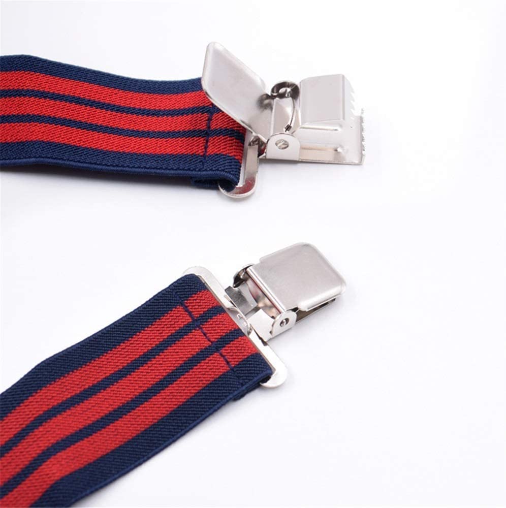 Tirantes for pantalones de hombre, Tirantes en forma de X for hombre Tirantes for todos los hombres y mujeres Tirantes elásticos en forma de X con clips de metal Ancho 5 cm Tirantes ajustables de serv
