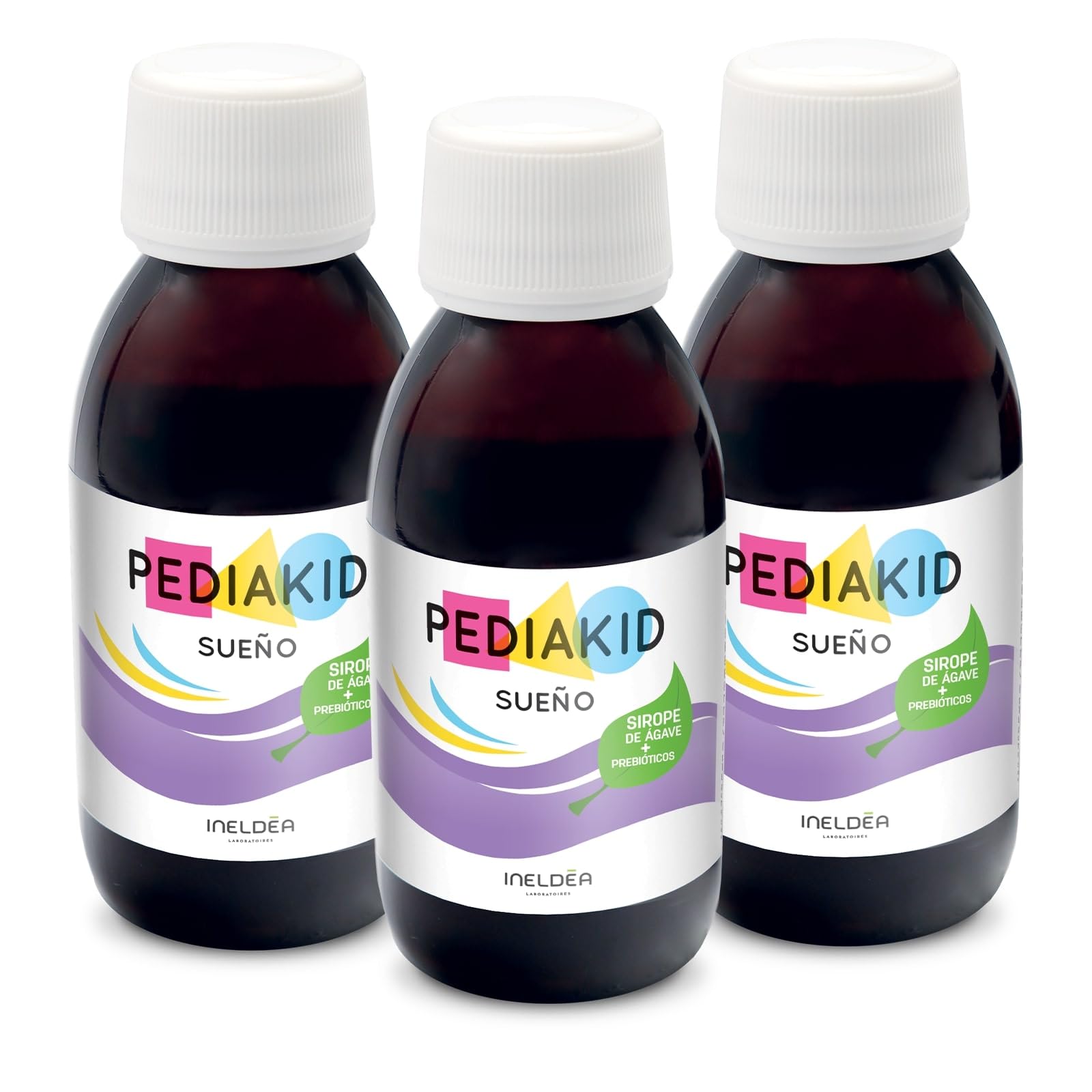 PEDIAKID Sueño Complemento Alimenticio Jarabe de Agave Lote 3