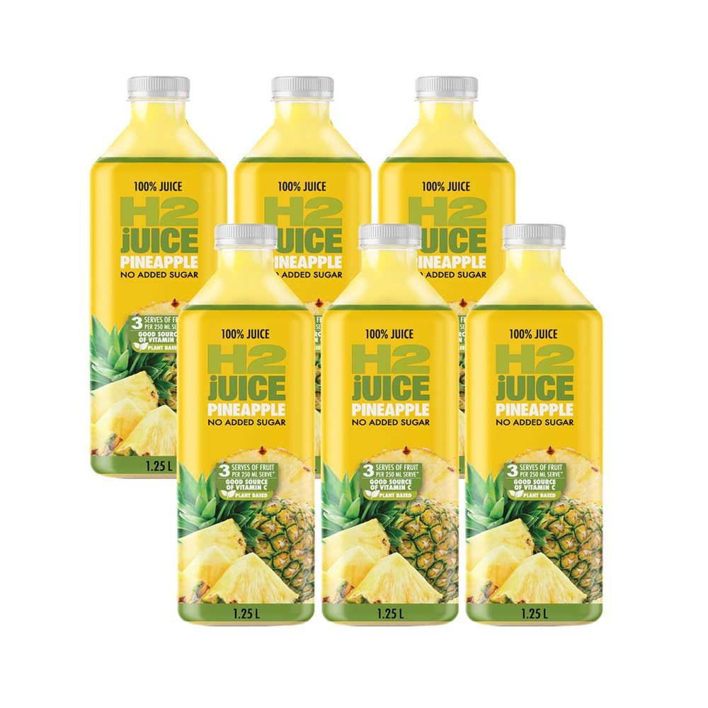 H2Juice Pineapple, 1.25L x 6