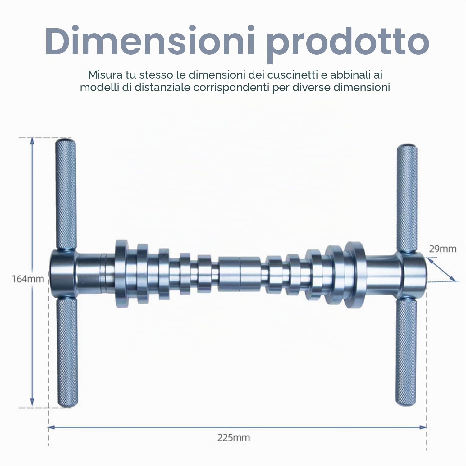 Kit Inferiore Bicicletta,Estrattore Movimento Centrale Bici,Set Pressa per Cuscinetti Interni per Bicicletta,Attrezzo Universale professionale per Pressare i Cuscinetti del Mozzo della Ruota da MTB