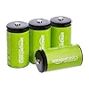 Amazon Basics 4-Pack Rechargeable C Cell NiMH Batteries, 5000 mAh, Recharge up to 1000x Times, Pre-Charged