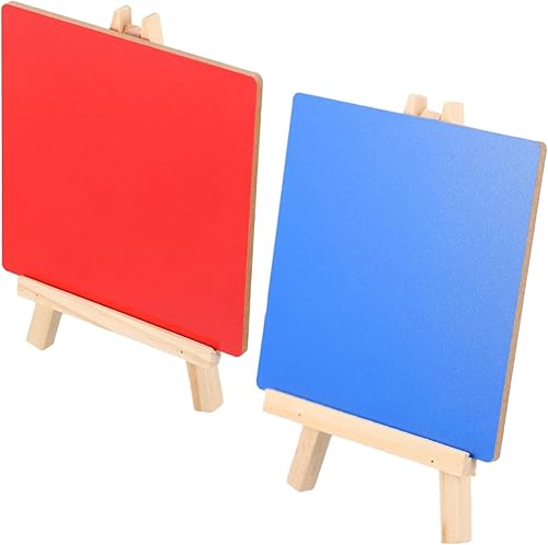 TEHAUX Pizarrones de color para niños, 2 piezas, pizarra, adornos de oficina, letrero de pizarra de tiza para alimentos, letreros de mesa con