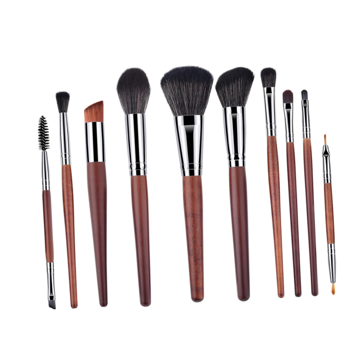Beavorty 20 Pz Pennello Per Cosmetici Pennelli Make up Professionali Pennello Da Trucco Per Donna Pennello Da Trucco Professionale Pennello Per Cipria Maggiore Bambù Insieme Di Trucco