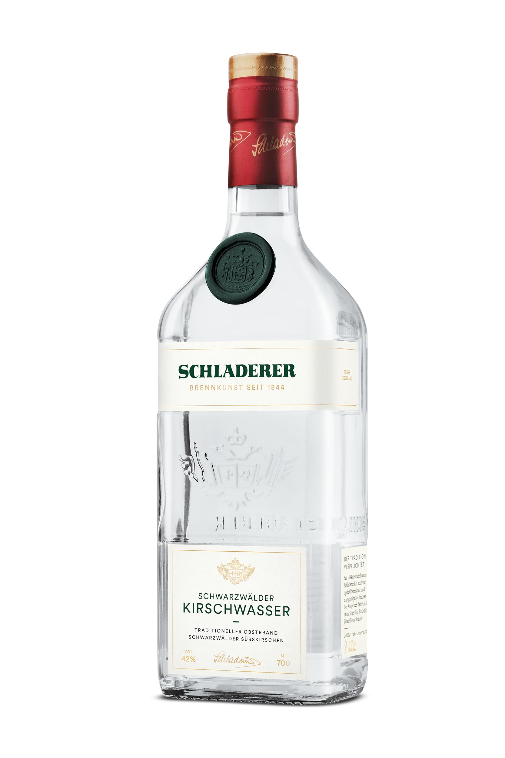 Schladerer Schwarzwälder Kirschwasser 42% Vol. 0,7l in Giftbox