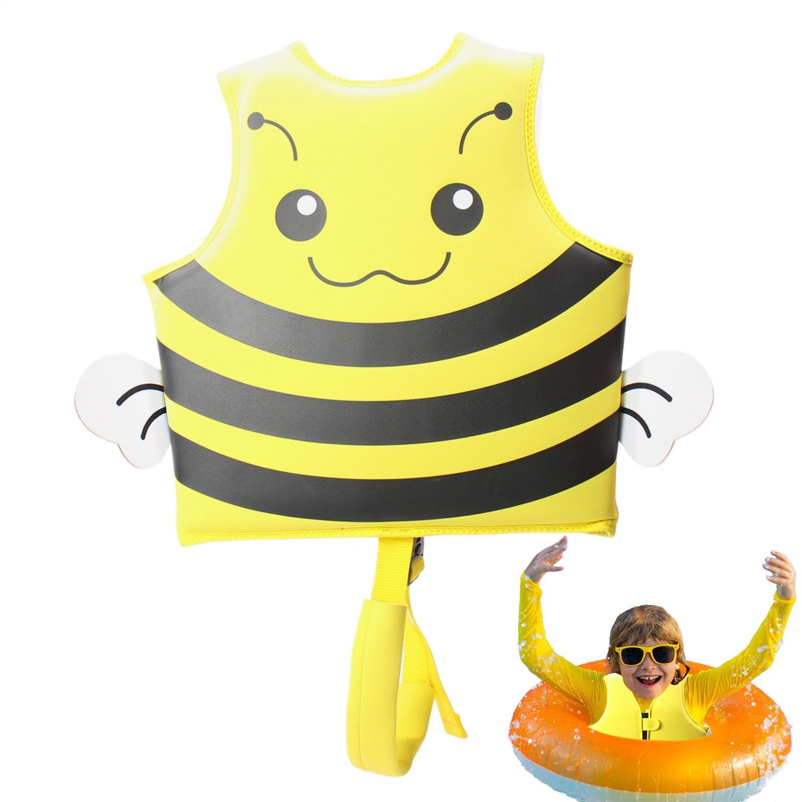 Chaleco Salvavidas Infantil,Chalecos Flotadores Infantiles con Diseño de Adorable | Traje de Baño Transpirable y Amigable con la Piel, Entrenador de Natación para Niños y Niñas en