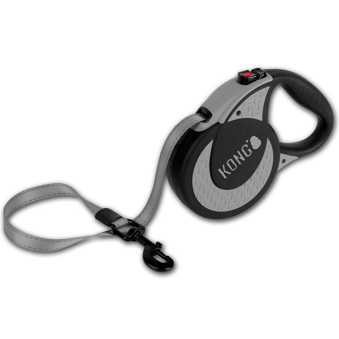 KONG Ultimate Retractable Dog Leash, Extra Large, Grey, 5m Tape