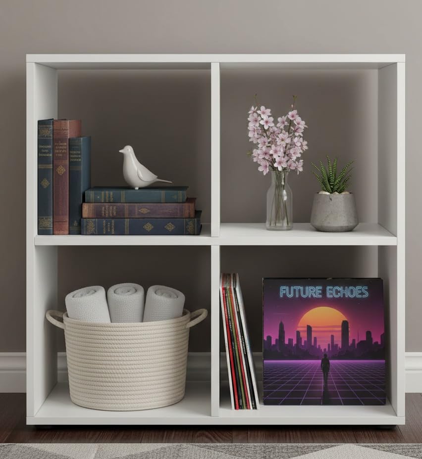 Image of Tetra 4 Compartment Display & Filing Shelf Unit