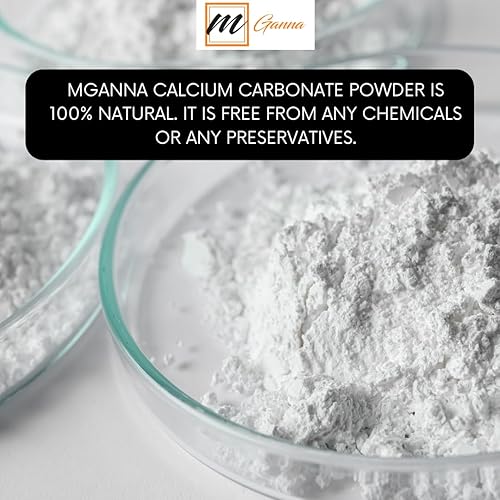 Miniatura 6 de Carbonato de calcio puro 100% natural como suplemento dietético para calcio 227 GMS  0.5 libras