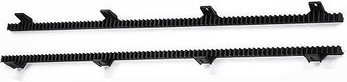 TOPENS RNH2 Rack de engranajes de nailon reforzado resistente con inserto de metal para todos los operadores de abridores de puertas correderas,