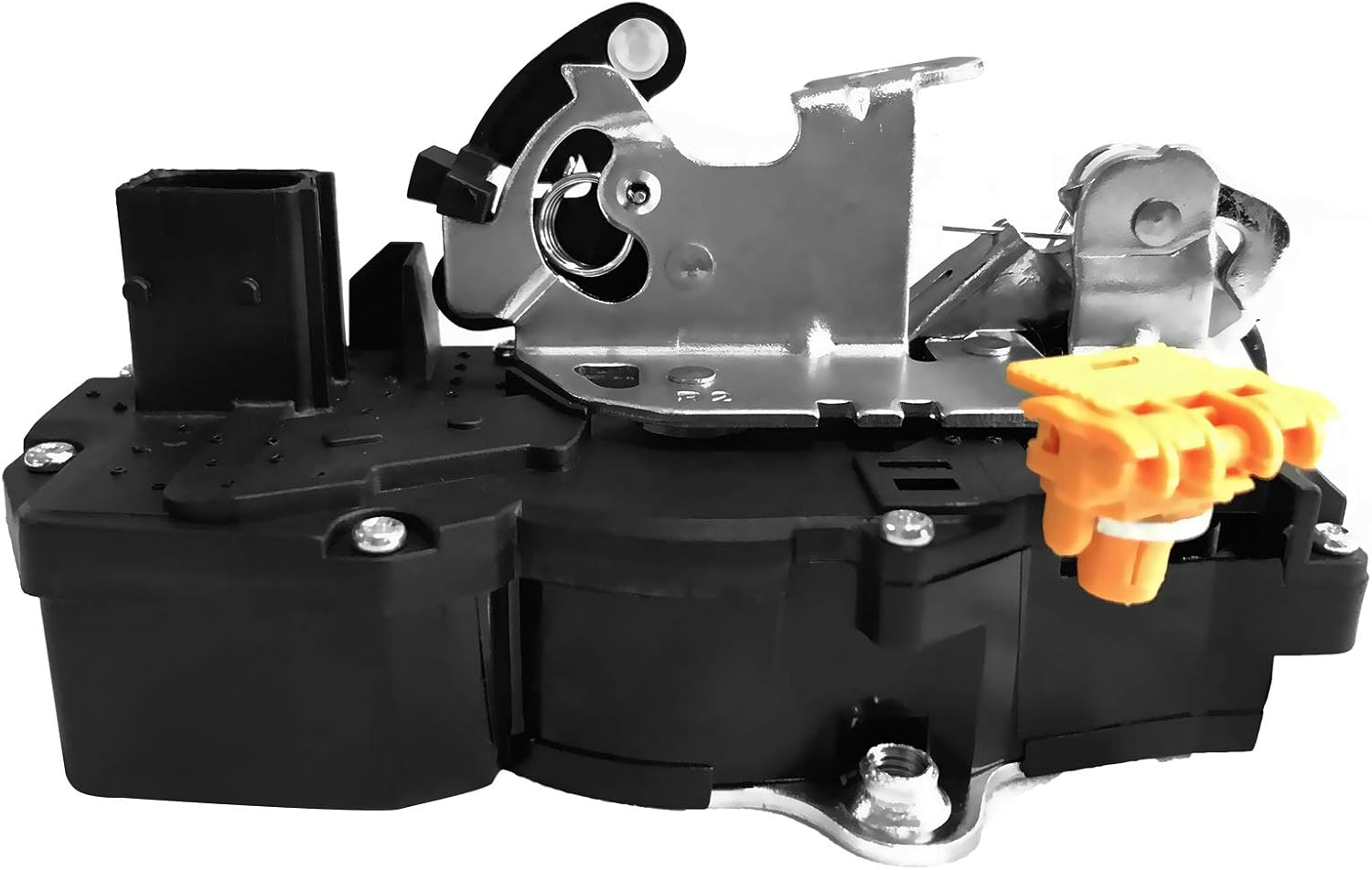 Power Door Lock Actuator with Latch Assembly Fits for 2009-2014 GMC Chevrolet Cadillac Selected Models Front Left (Driver's Door), Replaces OEM 22862026, 22862028, 25949795, 72113N