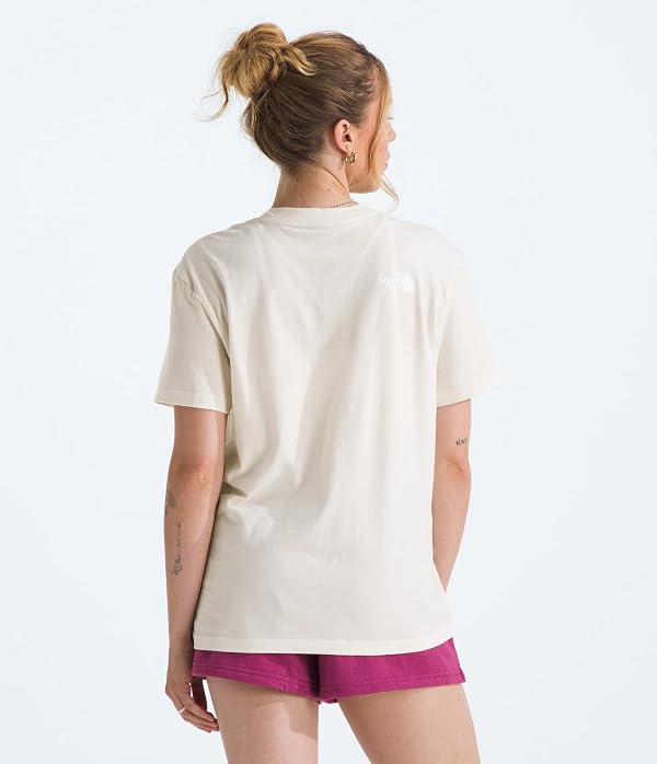 The North Face Evolution Short Sleeve Half Dome Tee, Wht Dune/Wht, S by The North Face - Used condition - Image 3