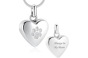 Timeless Paw Print Necklace for Cherished Pet Memories