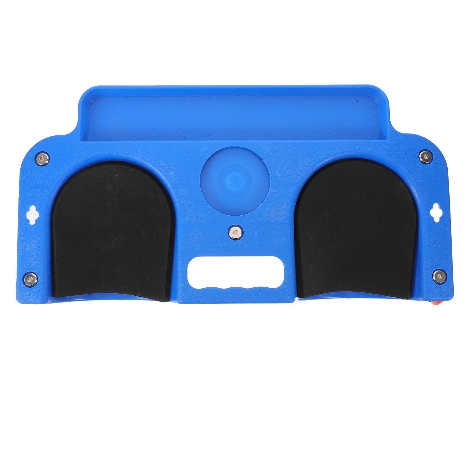 Genouillères Roulantes avec Coussin en PE et Cadre Métal, roulettes Pivotantes à 360°, Tapis de Genouillère pour Réparation Automobile et Chantier Extérieur