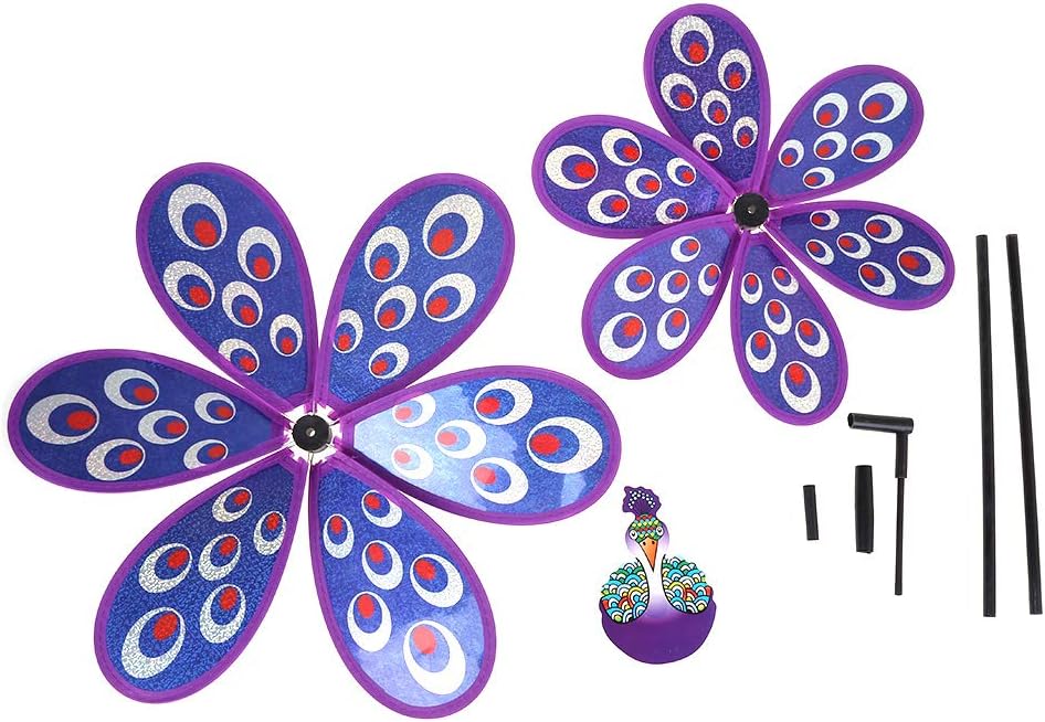Layer Sequins Windmill Colorful Wind Spinner Toy New Garden Windmills Outdoor Large