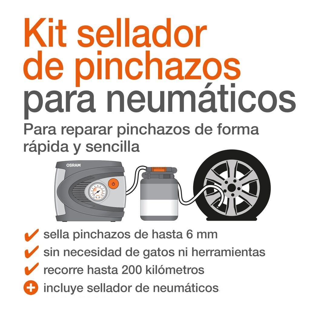 Amazon.com: OSRAM TIRE SELANT KIT - OTSK4 GEL AND COMPRESSOR