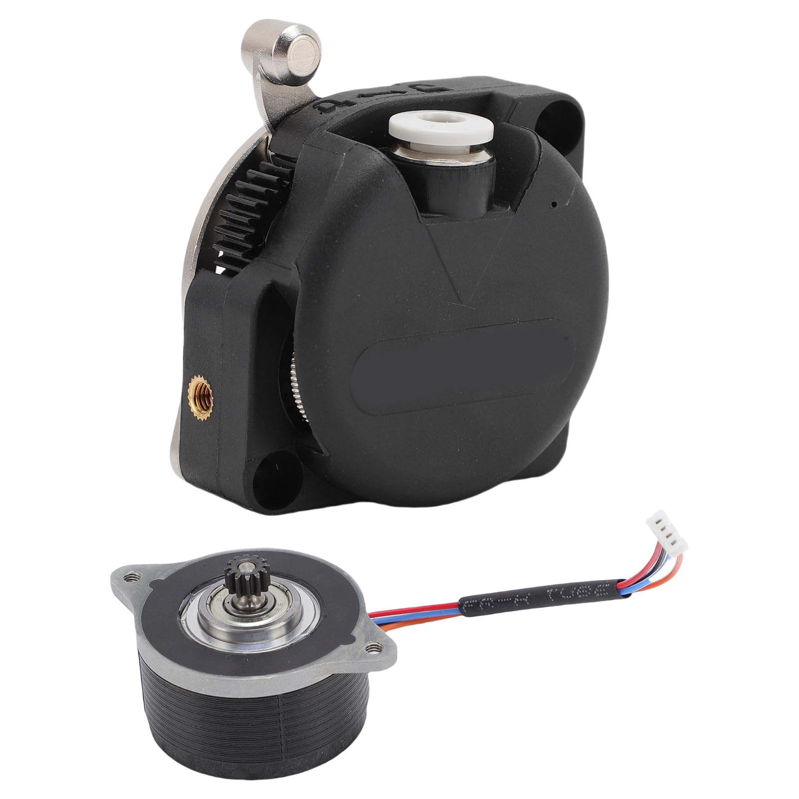 Eujgoov Dual Gear Direct Extruder, Ersatz für K1 K1 Maximum K1C SE Ender 3 3 V3 V3 Plus 3D-Drucker, mit 12 Zähnen Getriebe und Schrittmotor, für PLA TPU PETG ABS Filamente