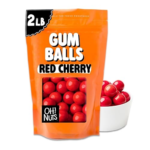 Miniatura 19 de Bolas de chicle para bufé de dulces y recuerdos de fiesta, 2 libras saborizadas de 1 pulgada de bolas de chicle de boda - Oh! Nuts