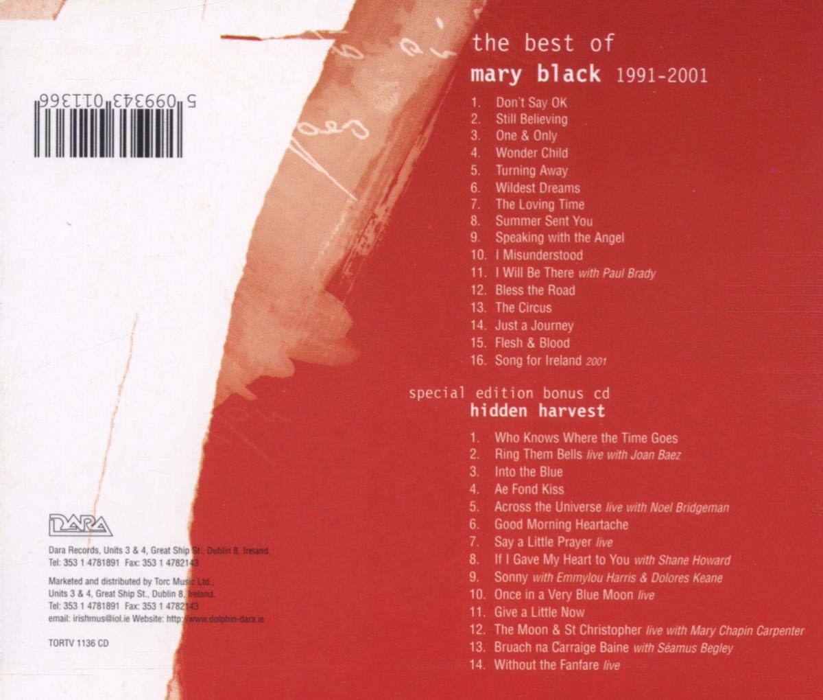The Best Of 1991-2001-Mary Black GRACD324