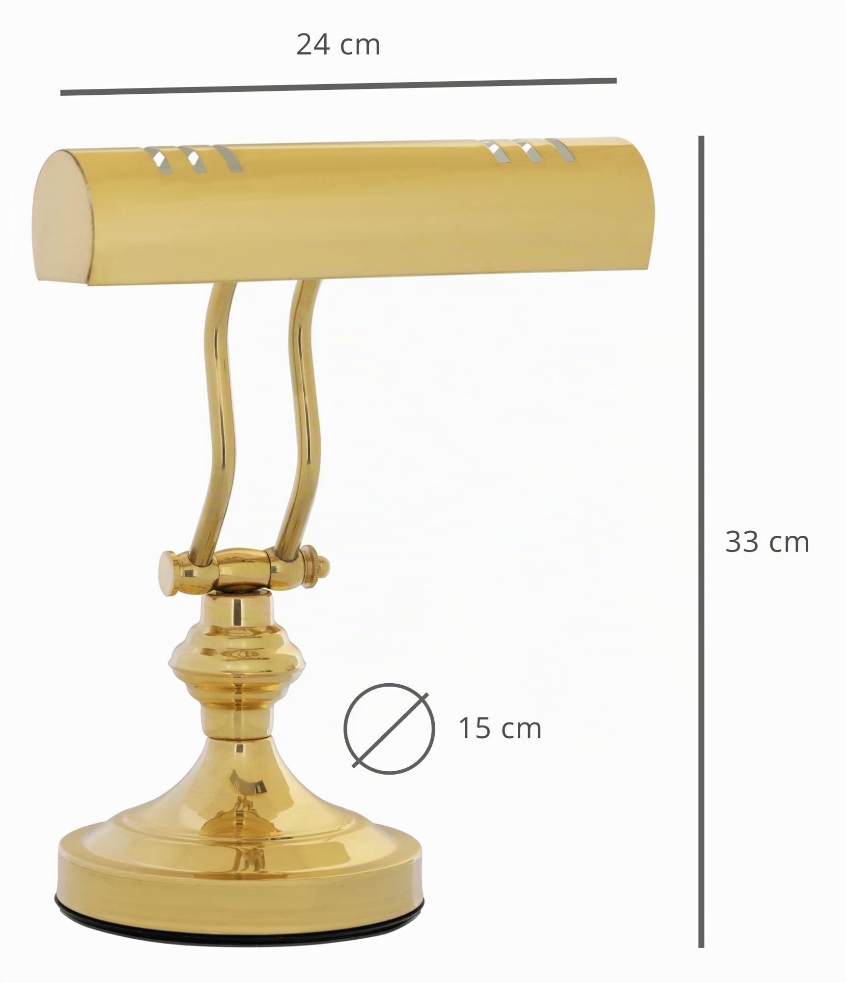 Classic Cantábile Lámpara de piano L3, latón