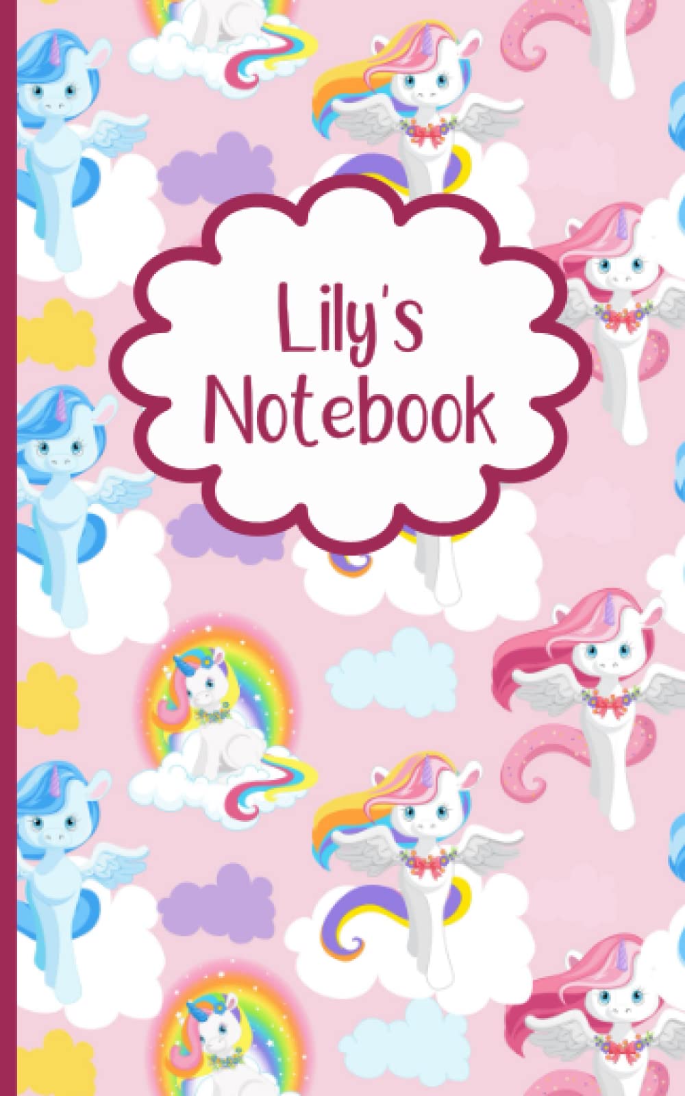 Lily's Unicorn Notebook: 150 page lined note book