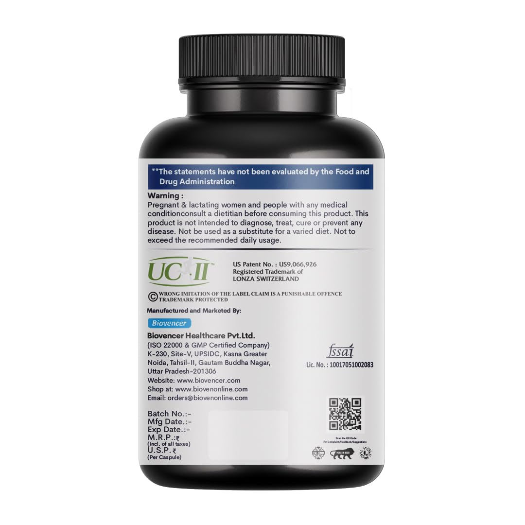 UC-II® Collagen Capsules for Joint Support | Undenatured Type II Collagen by Lonza | Supports Joint Comfort, Mobility & Bone Health | 60 Capsules — Amazon image 8