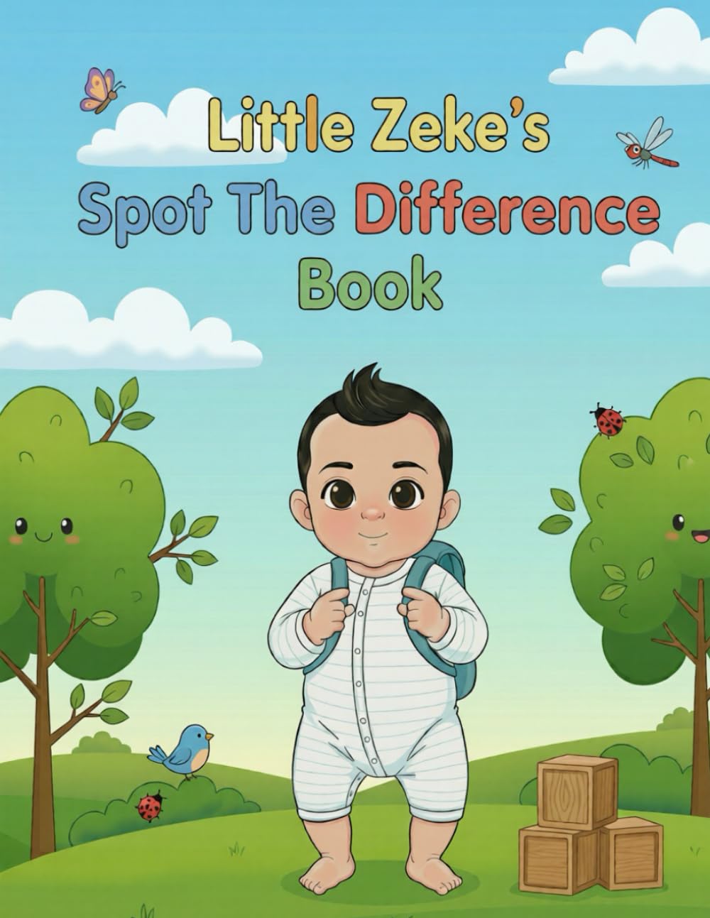 Little Zeke's Spot The Difference Book: The Brain-Booster: Focus-Building Seek and Find Activity Book for Little Detectives.