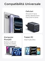 Adaptor încărcător rapid de rețea UGREEN 45W GaN USB C pentru iPhone 17 Pro Max 16 Air 15 Plus Pixel 10 9 Pro 7a Galaxy S26 S25 S24 Ultra MacBook Air 8
