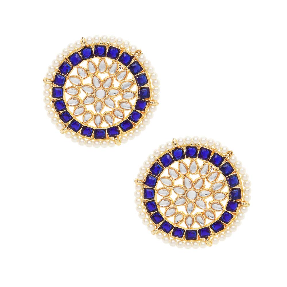 Shining Diva Fashion Latest Fancy Stylish Traditional Pearl Tops Stud Earrings for Women and Girls (12536er), blue, one (B08YT76WM2) Amazon Price History, Amazon Price Tracker