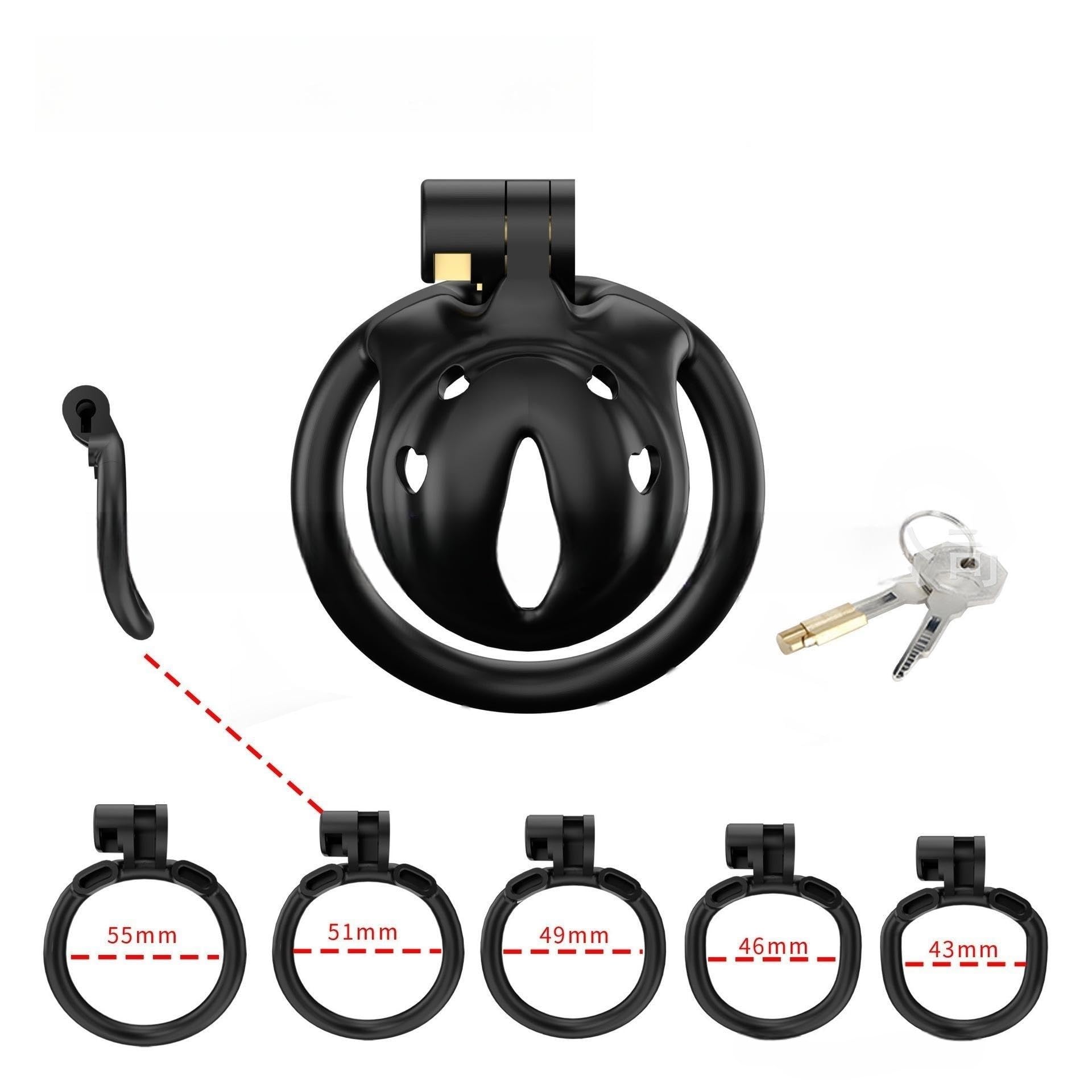 WOLWES Cage d'inversion concave multifonctionnelle en résine Noire pour Le Sport et Le Fitness avec 5 Anneaux A22 (01)