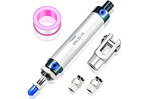 Double Acting Air Actuator: TAILONZ Bore 75mm, MAL25x75 Cylinder with Y Connector...