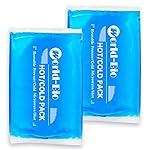 Large Gel Ice Packs for Injuries Reusable Hot Cold Pack Compress for Pain Relief, Rehabilitation, Comfort Ice Gel Pack Flexible Therapy on Neck, Arm, Knee, Leg, Shoulder, Elbow, Wrist - 2 Pack Blue