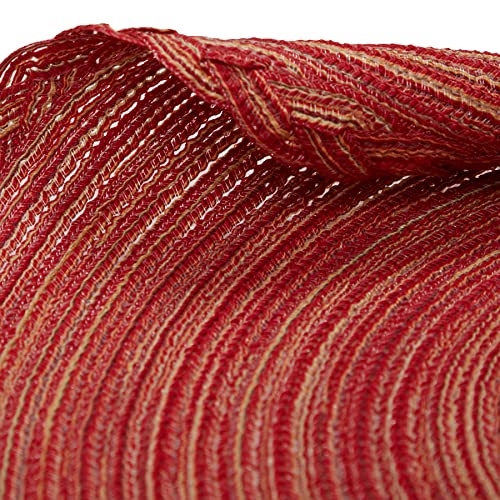 Smaafit Round Placemats For Round Table, Placemats Set Of 6, Round Placemats For Christmas, Red Placemat 15 Inch Round Plate Mat For Kitchen Dining Table (Mix Red Brown) #TOP3