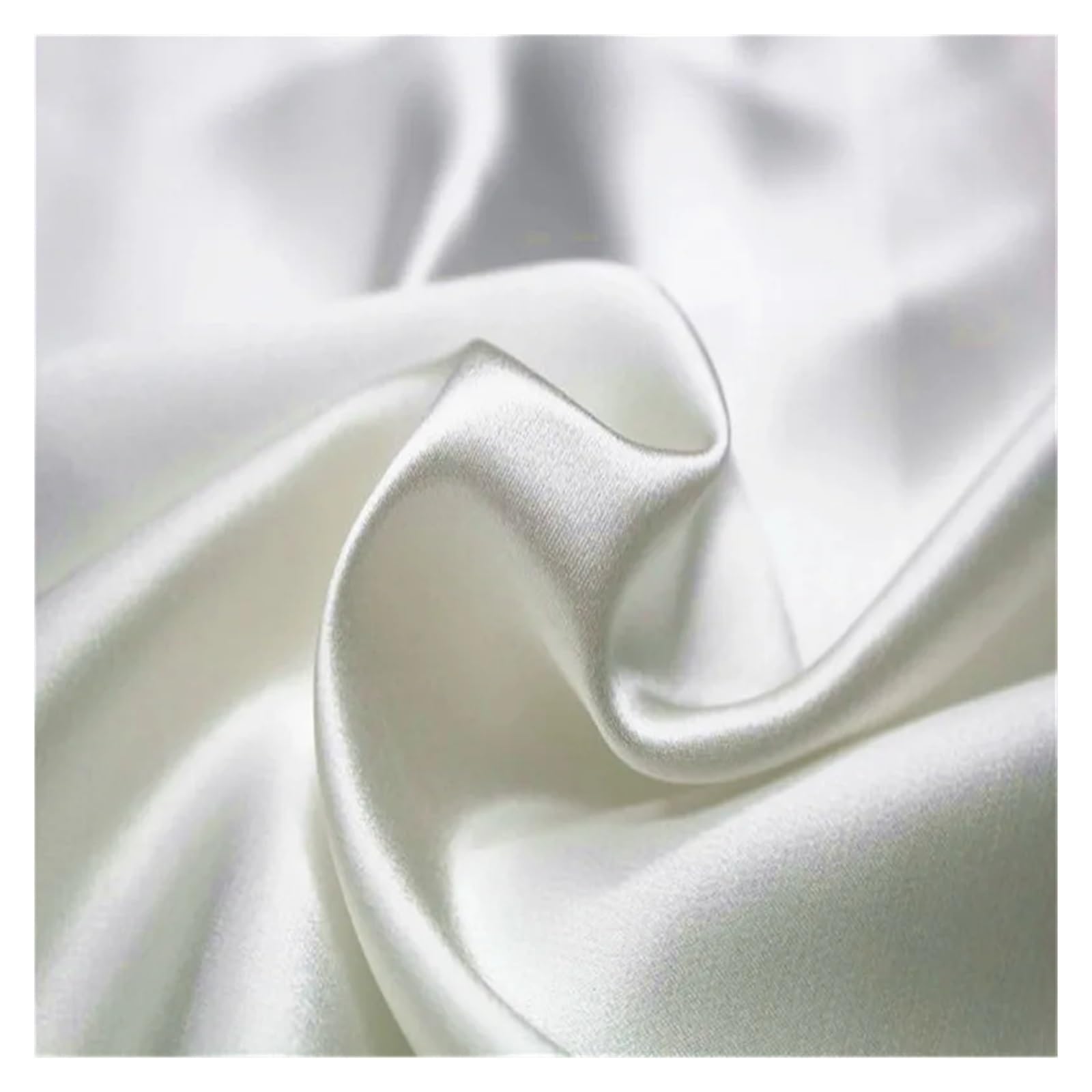100% Mulberry Stain Silk Fabric 19 Momme Plain Dyed Super Smooth for Wedding DIY Dress Clothing Bedding(Color33,1.5 Meter)