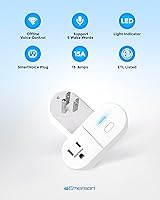 Vista 7 de Emerson SmartVoice ES513 - Enchufe de pared, más de 30 comandos de control de voz sin conexión, sin aplicación, sin WiFi, sin configuración