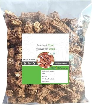 MI Nannari Roots 3.52oz / 100g | Sugandhi Veru Roots | Indian Sarsaparilla | Anantmool Roots | Hemidesmus Indicus Root