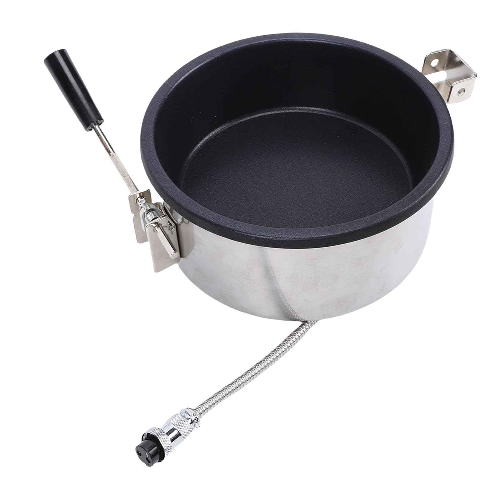 Máquina de palomitas de maíz en la estufa, olla de palomitas de maíz de acero inoxidable de gran capacidad para noches de cine rápidas en casa y reuniones familiares