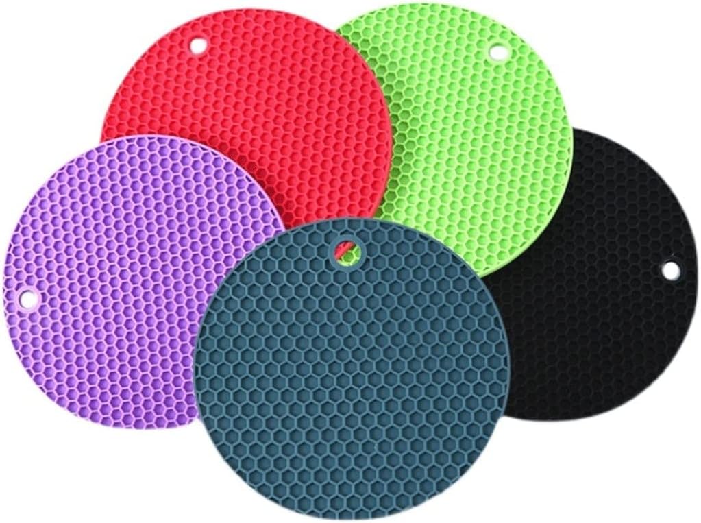 Casserole Mat Honeycomb Insulation Non-Slip Anti-scalding and High Temperature Resistant(17.5cm)
