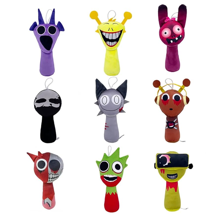 スプランキー bigぬいぐるみ セット 楽天市場】Sprunki Plush 4点セット！ スプランキー ぬいぐるみ