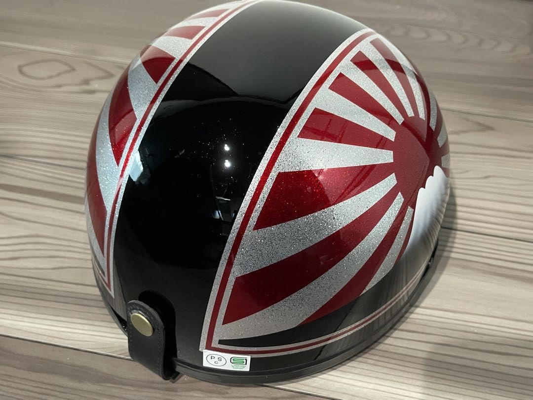 富士日章 コルク半 ヘルメット 旧車會 暴走族 アルフィン 軽スロ 旭風防 旗棒 Amazon.co.jp: 富士日章 コルク半 ヘルメット 旧車會 暴走族