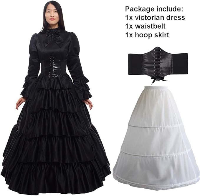 Gothic Victorian Vampire Dress Costume for Pinterest