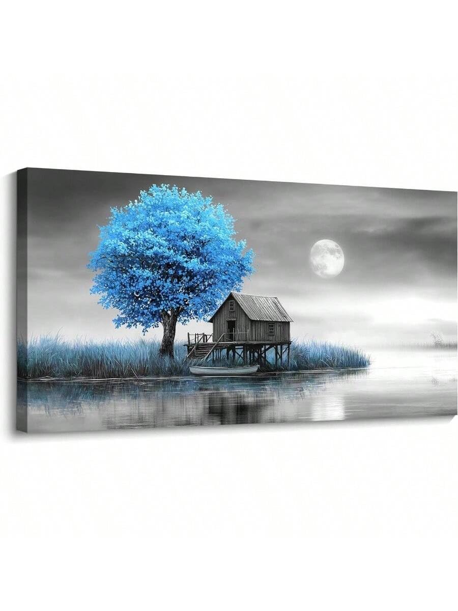 Arbre de vie impression sur toile géométrique 65x130cm salon - 8