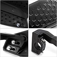 Vista 5 de Evomosa - Guardamanos para motos universales de 7/8" (22mm) para motocross (negro)