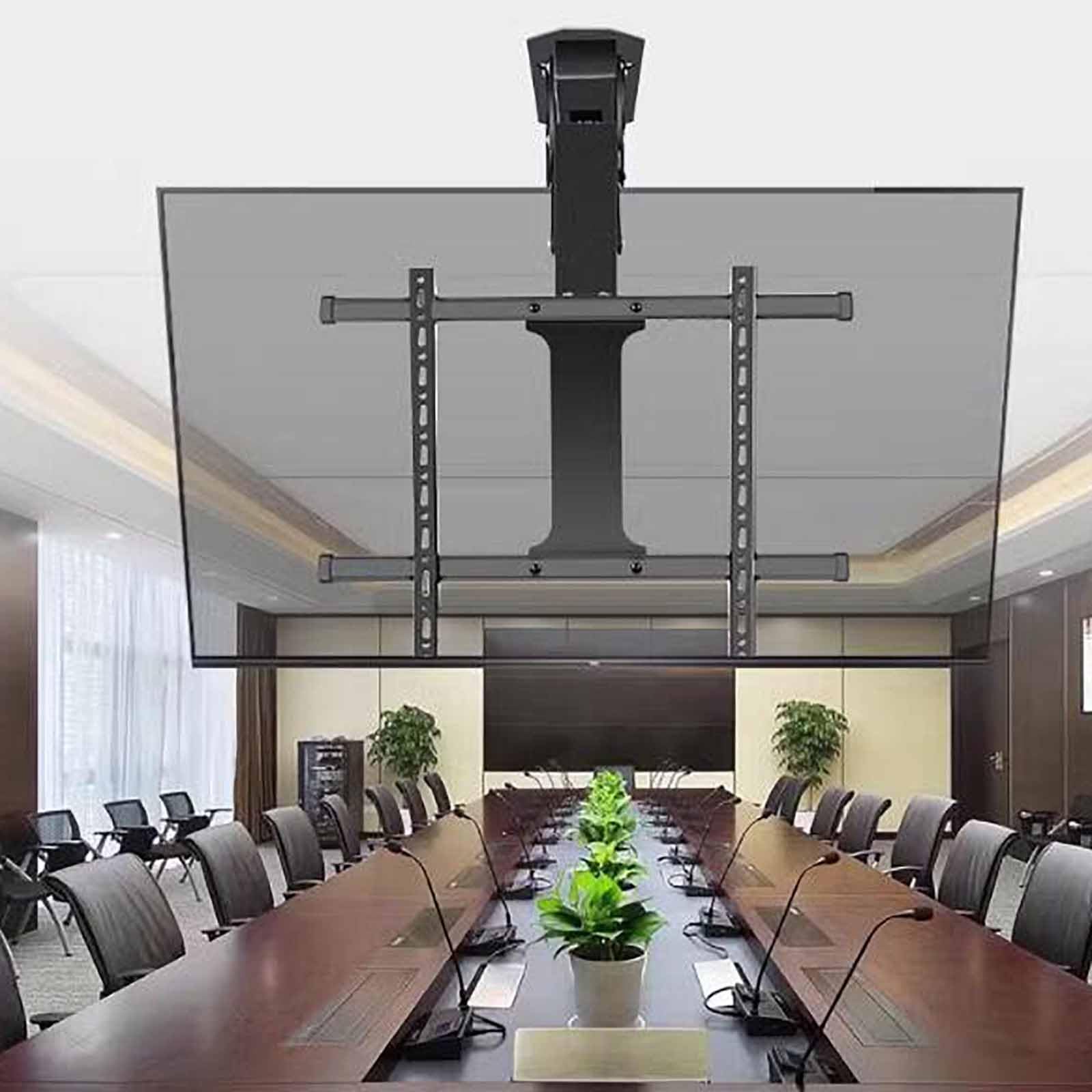 Soporte eléctrico de Techo para TV - Soporte de Pared para TV, con Control Remoto y Control de Interruptor. Elevador de TV Oculto abatible, Elevador eléctrico teles,50-75inch TV